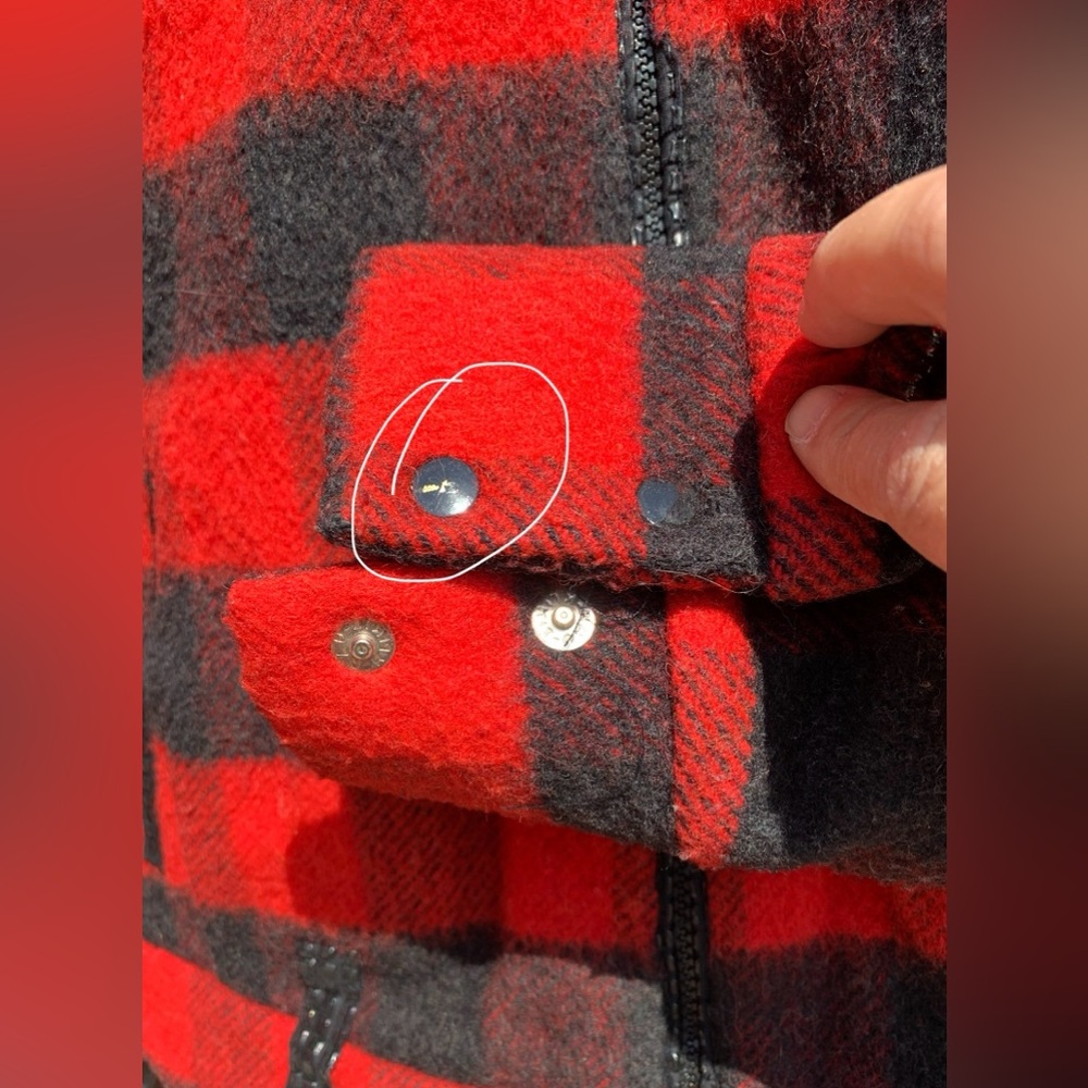 EUC vintage Wool Plaid Michael Jackson Bomber jacket - Picture 6 of 14